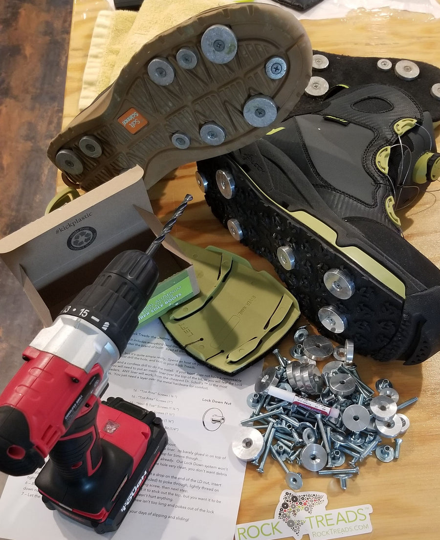 Custom Rock Treads Install